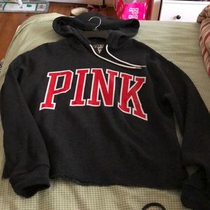 Pink cropped pullover